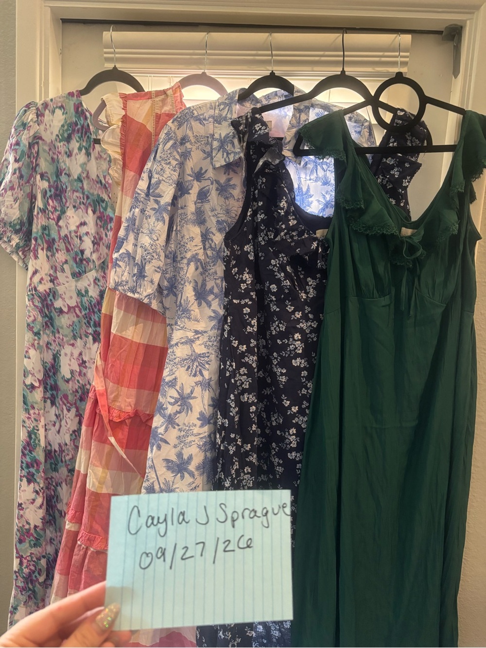 TARGET Dress BUNDLE- Floral, Watercolor, Check, Green
